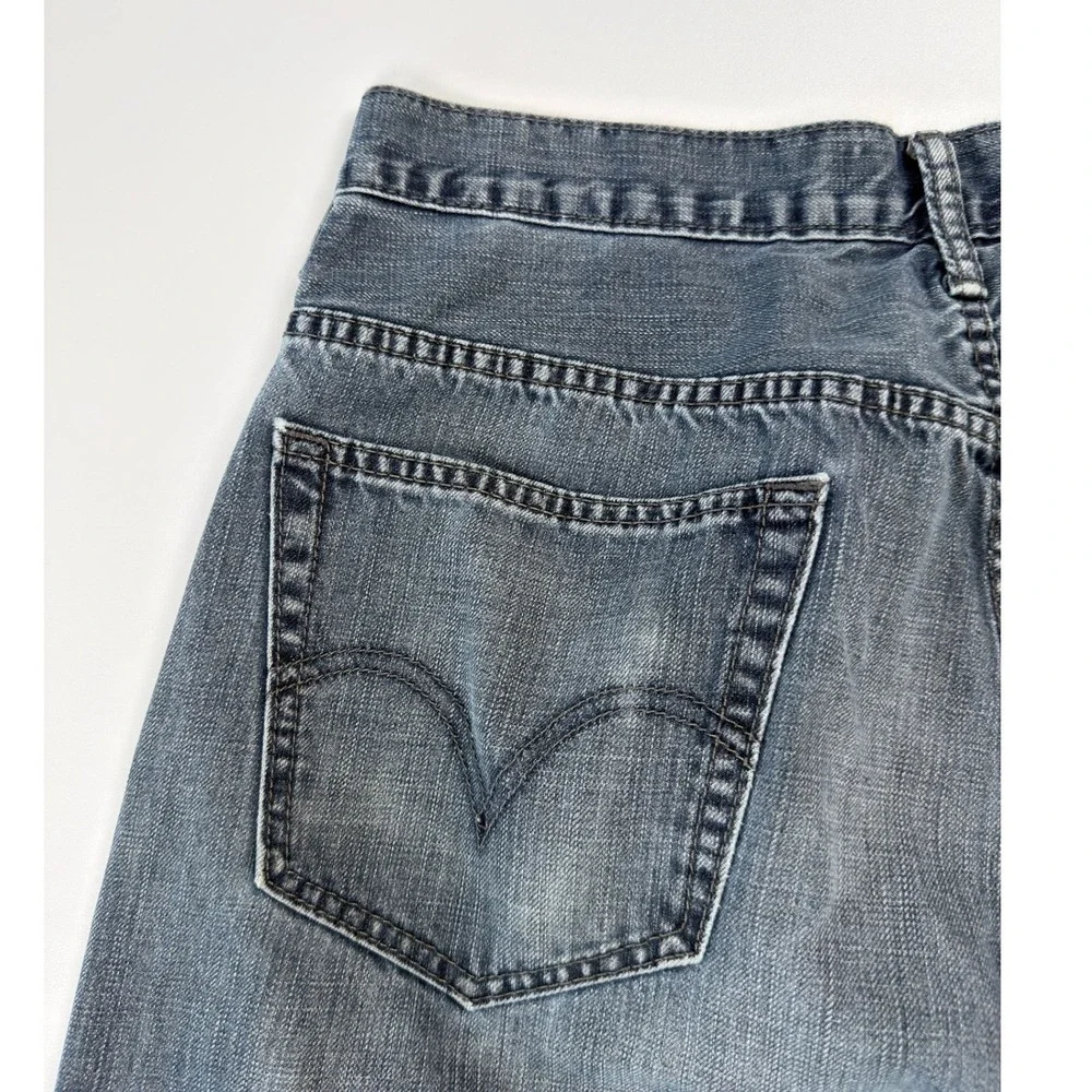 Levi's 569 Loose Straight Jeans Mens 32x32 Blue Denim Mid Wash Good